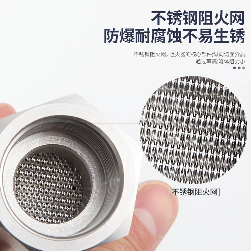 进口不锈钢螺纹阻火器-德国多尔德DOLDR