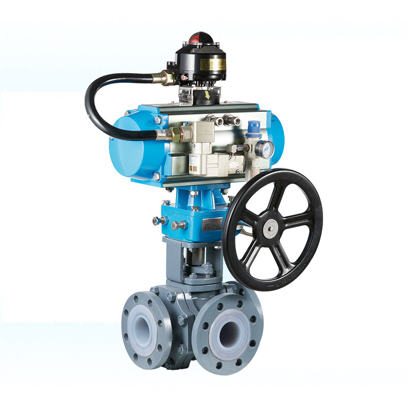 进口气动防爆衬氟球阀-德国多尔德DOLDR品牌