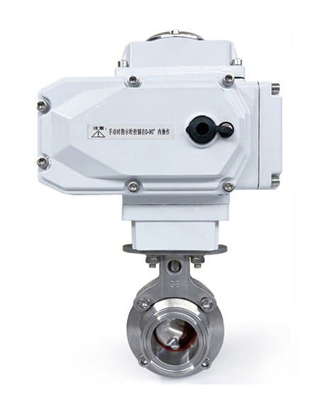 进口电动卫生级蝶阀-德国多尔德DOLDR品牌